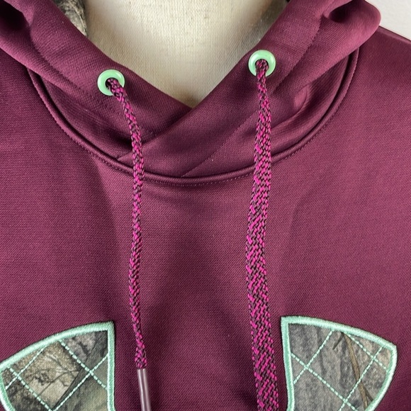 Under Armour Storm Women’s Hooded Sweatshirt SZ Small Camouflage - Picture 6 of 14